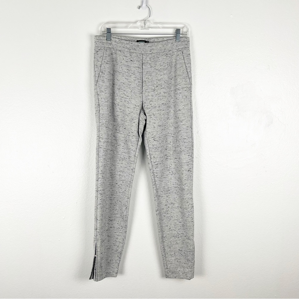 VINCE Heather Gray Speckled Textured Drawstring Waist Pull On Joggers Size Small